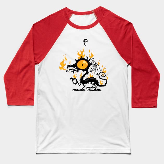 Backfire Baseball T-Shirt by fizzgig